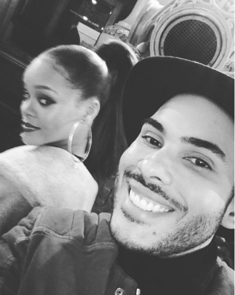 Hugo Gloss e Rihanna (Foto: Reprodução/Instagram)