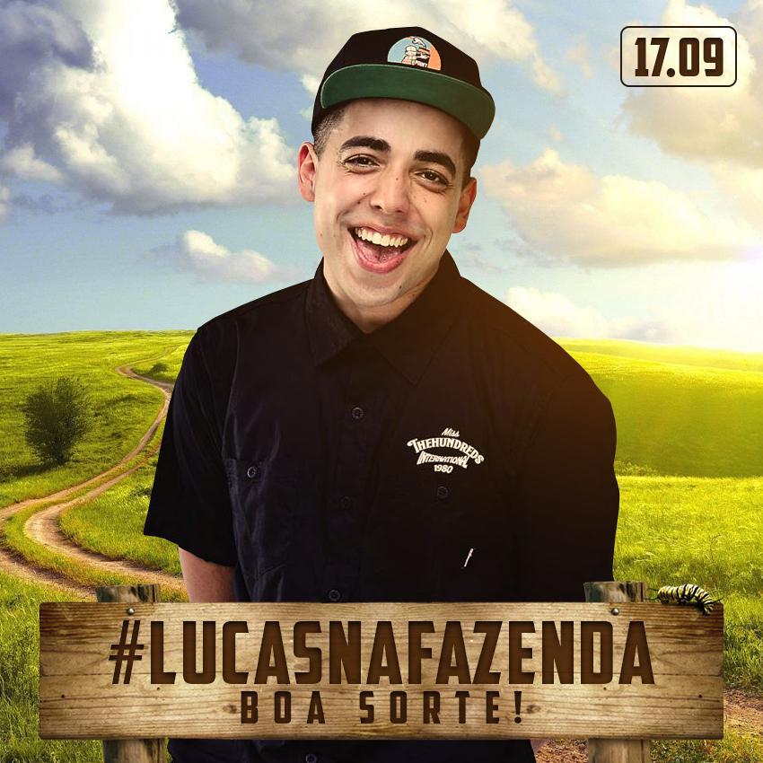 Lucas Maciel vai encarar a fida dura de uma fazenda em programa da MTV (Foto: Reprodução)