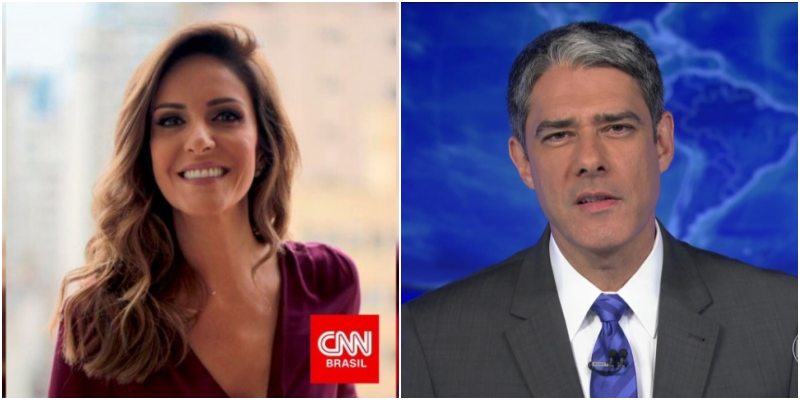 A ex-apresentadora da Globo, Monalisa Perrone agora está na CNN Brasil e ameça William Bonner (Foto: Reprodução/CNN Brasil)