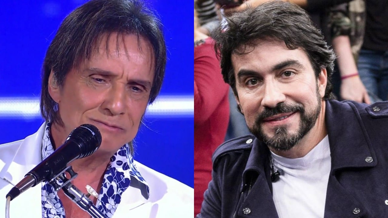 Roberto Carlos e Padre Fábio de Melo (Foto: Divulgação/TV Globo/Montagem TV Foco)