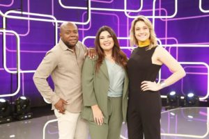 Érico Brás, Fabiana Karla e Fernanda Gentil comandam o Se Joga na Globo (Foto: Divulgação)