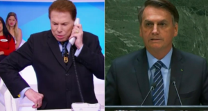 Não é novidade para ninguém que Silvio Santos é um grande apoiar de Jair Bolsonaro (Foto: Reprodução)