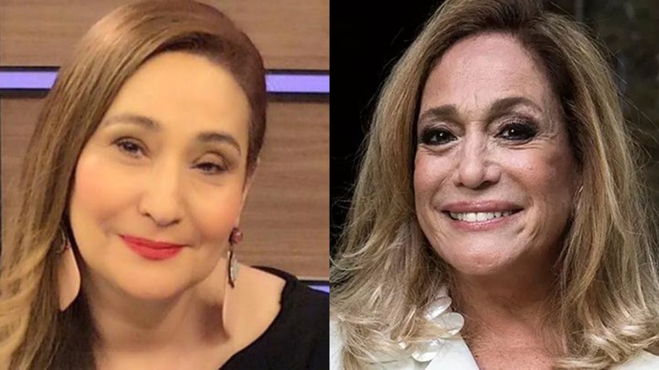 Sonia Abrão e Susana Vieira trocaram farpas durante o "A Tarde é Sua" (Foto: Reprodução/Montagem TV Foco)