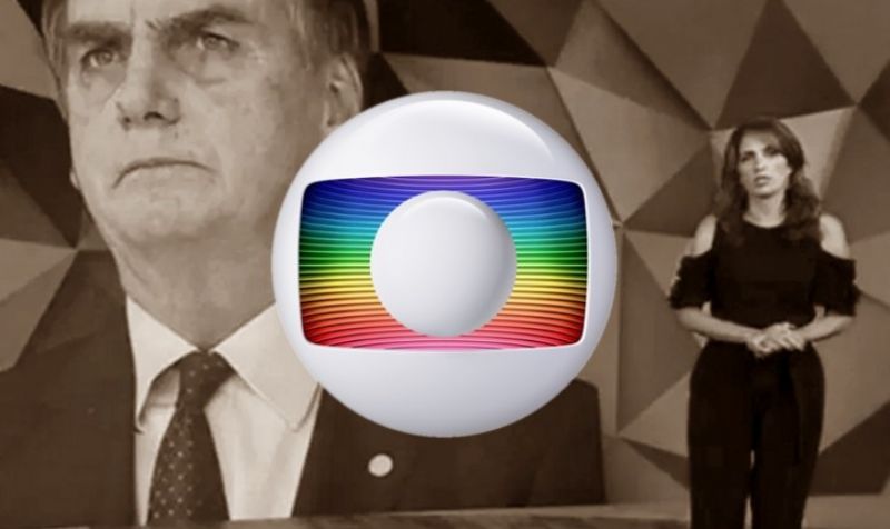 Bolsonaro virou deboche novamente na tela da Globo (Foto: Reprodução)