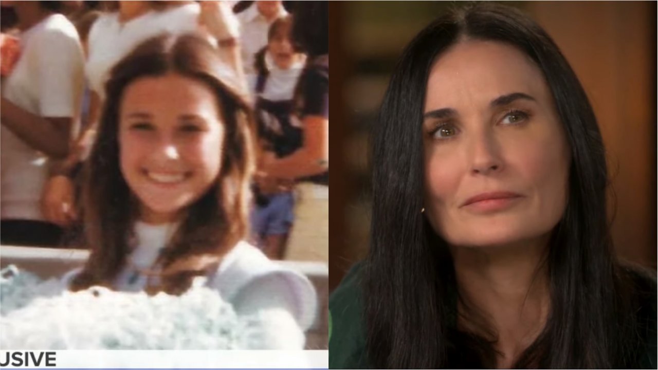 Demi Moore quando era mais nova (Foto: Reprodução)