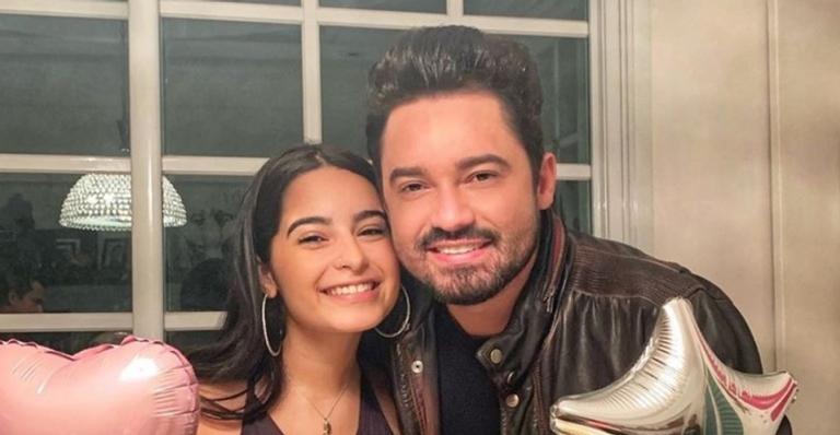 Instagram: Fernando Zor e a filha, Kamily (Foto: Divulgação)