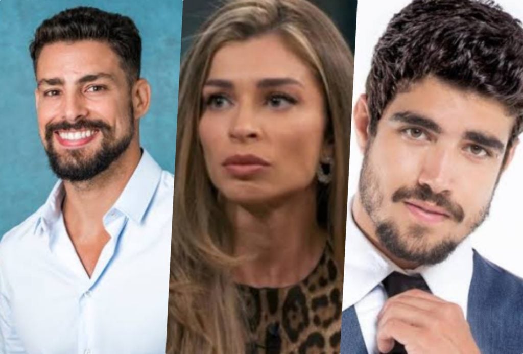 Grazi Massafera está com Caio Castro e Cauã Reymond teria mandado indireta (Foto montagem) 