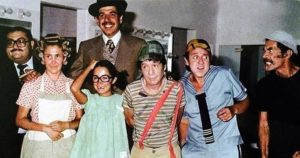 Parte do elenco de Chaves reunido. (Foto: Reprodução)