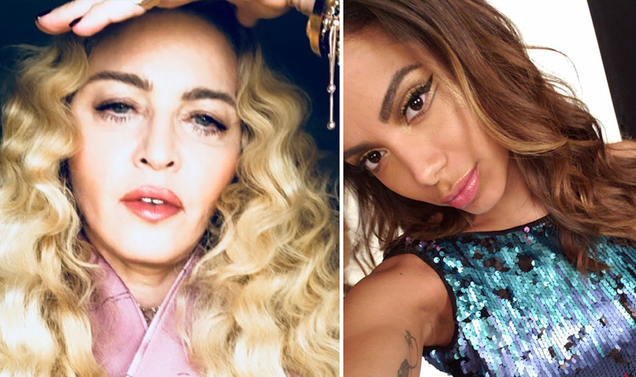 Madonna não inclui parceria dela com Anitta em sua setlist (Foto: Reprodução)