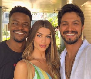 Ramon, Paloma e Marcos o trio de protagonistas da novela Bom Sucesso (Foto: Reprodução/Instagram)