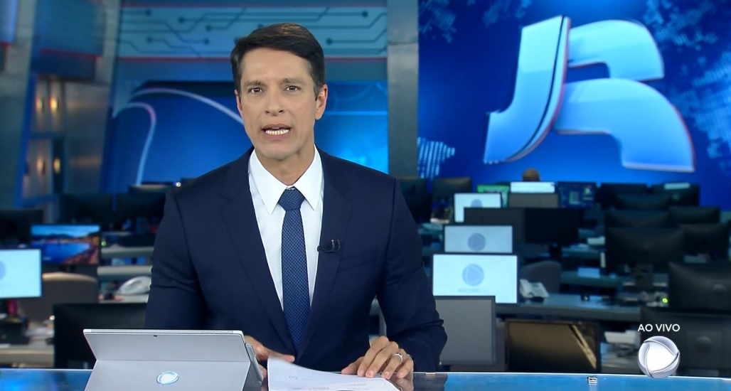 Sergio Aguar é um dos responsáveis pelo rodízio aos sábados do Jornal da Record (Foto: Reprodução)