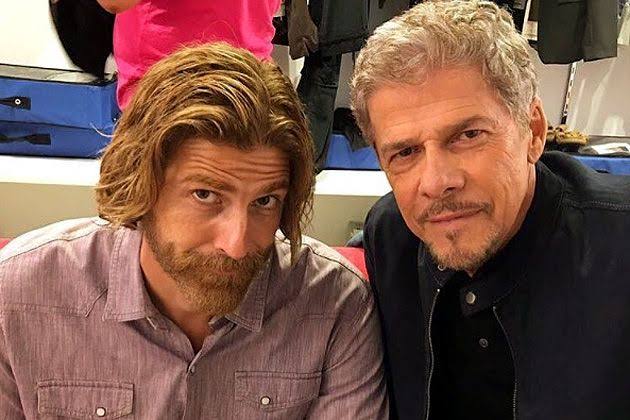 Reynaldo Gianecchini e José Mayer atuaram juntos em A Lei do Amor, na emissora Globo (Foto: Reprodução)