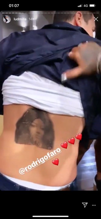 Ludmilla acabou ganhando uma homenagem de Rodrigo Faro (Foto: Reprodução/ Instagram)