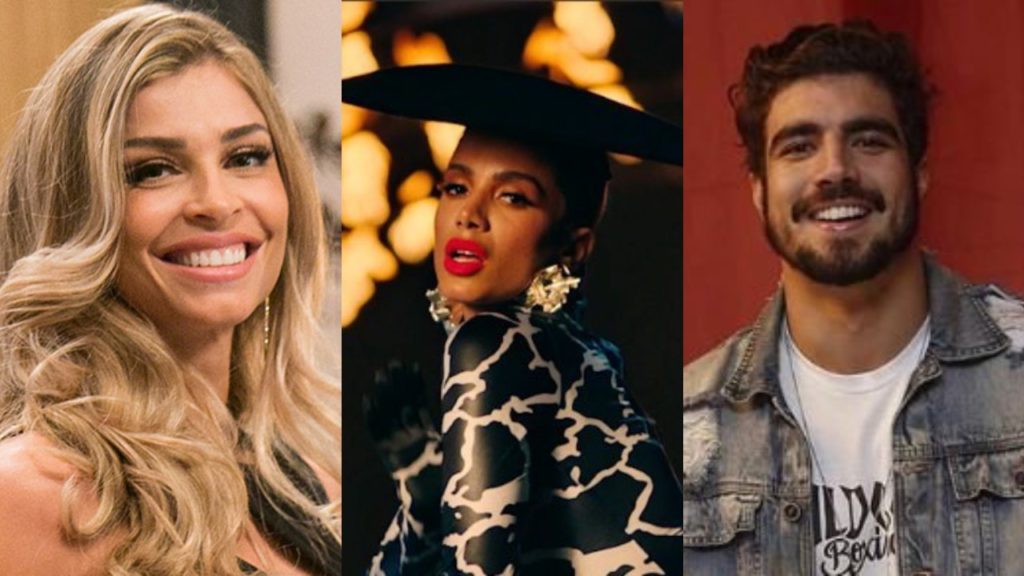 Anitta, Caio Castro e Grazi Massafera (Foto: Reprodução/Montagem TV Foco)