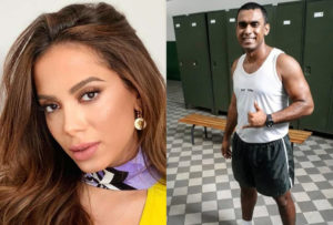 Anitta e o irmão mais velho, Felipe Terra (Foto: Reprodução)