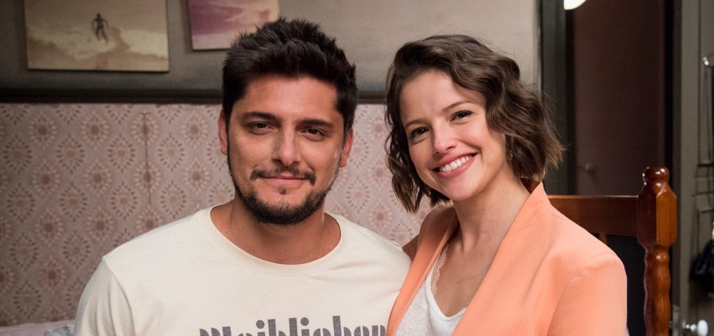 A atriz da Globo, Agatha Moreira e Bruno Gissoni em A Dona do Pedaço (foto: Divulgação Globo)