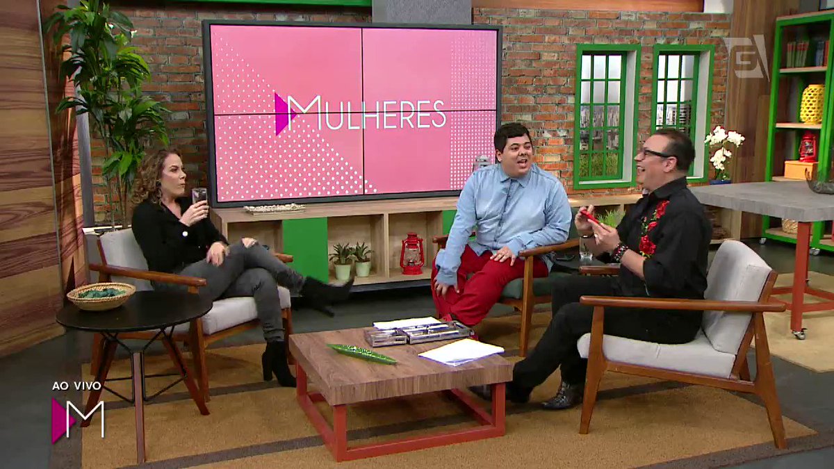 Dicésar durante participação no programa mulheres na TV Gazeta (Imagem: reprodução)