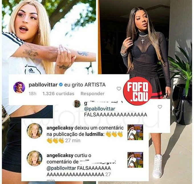 Captura de tela aponta que Angélica não gosta nada de Pabllo Vittar (Foto: Reprodução)