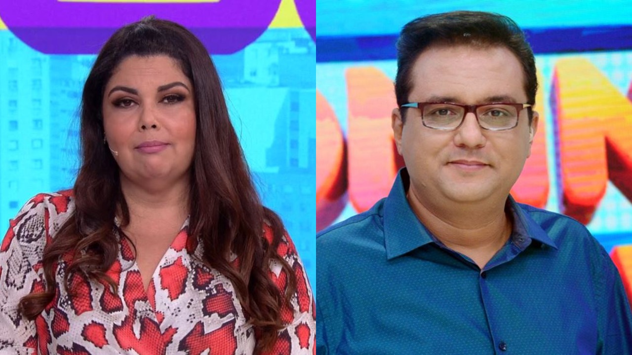 Fabiana Karla agradeceu Geraldo Luís no Se Joga (Foto: Reprodução/Globoplay/Record/Montagem TV Foco)