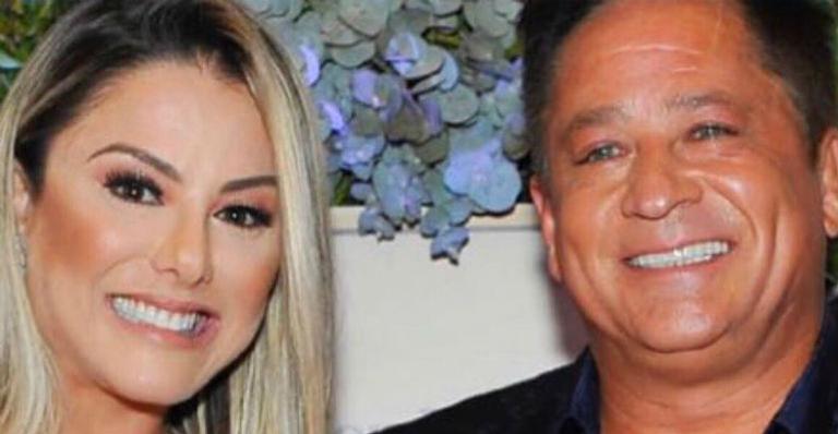 O sertanejo Leonardo com sua esposa Poliana Rocha (Imagem: Instagram)