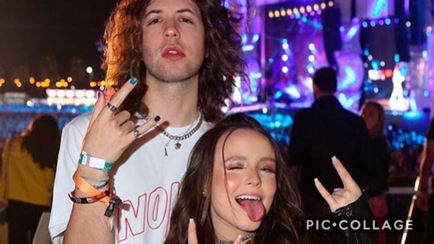 Luccas Jagger e Larissa Manoela do SBT aproveitam shows do Rock in Rio (Imagem: Istagram)