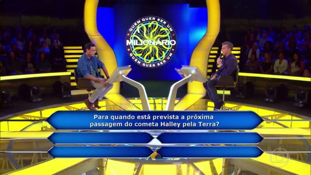 Luciano Huck foi criticado nas redes sociais por atrapalhar o participante Patrick que estava à 3 perguntas do R$1 Milhão e desistiu do jogo (Imagem: reprodução)