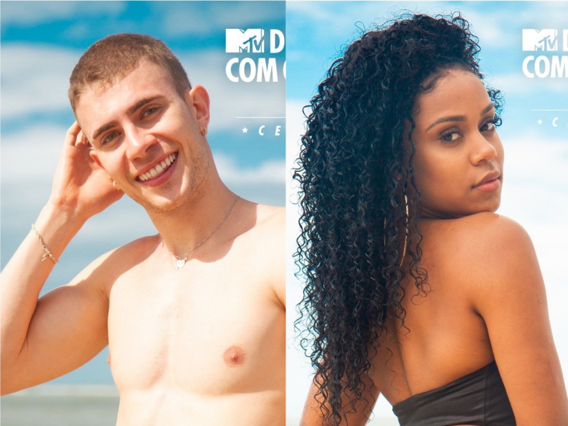 MC Rebecca e Léo Picon participaram do De Férias com o Ex Celebs da MTV (Reprodução: MTV Brasil)