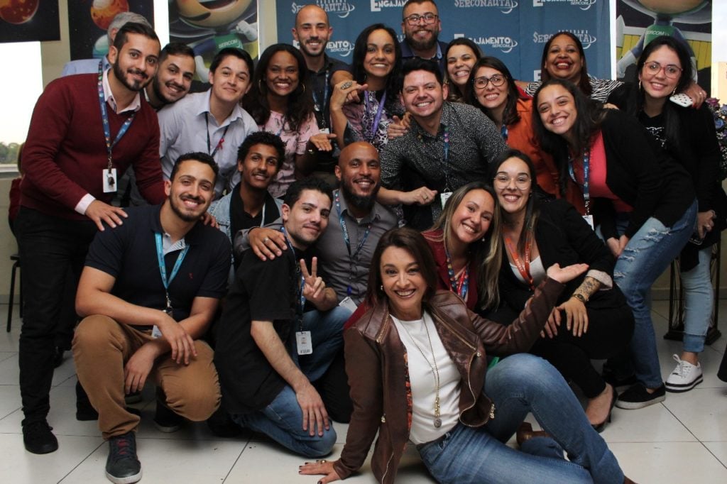 Catia Fonseca ouviu história emocionante durante evento em empresa (Foto divulgação)