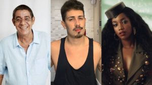 Zeca Pagodinho, Carlinhos Maia e Iza (Foto: Reprodução/Instagram/Montagem TV Foco)