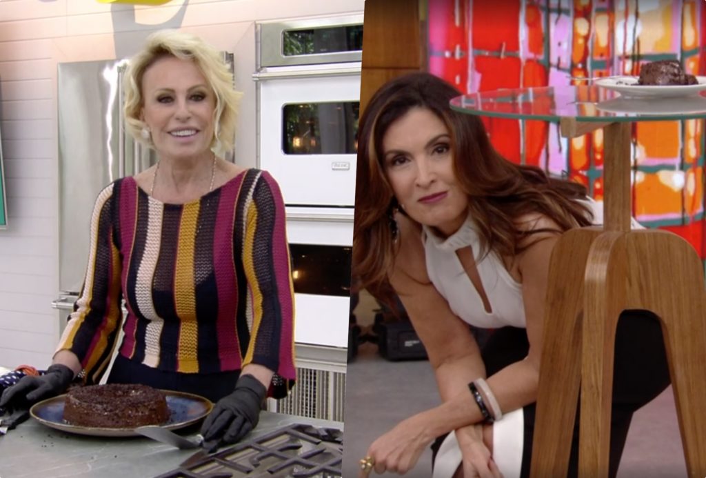 Ana Maria Braga e Fátima Bernardes roubaram a cena nas manhãs da Globo (Foto reprodução)