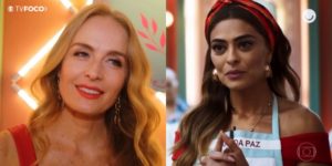 Angélica e Maria da Paz em A Dona do Pedaço (Foto: Montagem/TV Foco)