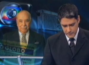 William Bonner vai às lagrimas em edição história do Jornal Nacional (Imagem: Reprodução)