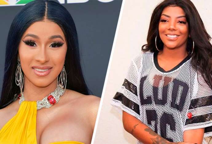 Ludmilla grava músca com Cardi B e faz texto emocionante em suas redes sociais (Foto: Reprodução)