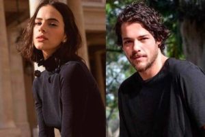 Bruna Marquezine foi flagrada com Gian Luca Ewbank (Reprodução)