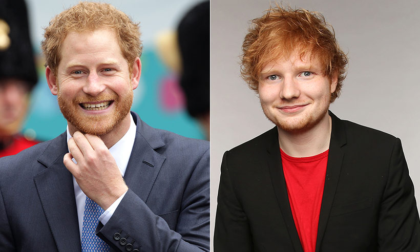 Príncipe Harry e Ed Sheeran se unem para a realização de uma campanha sobre a saúde mental (Foto: Reprodução)