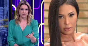 Gracyanne se revolta com Fernanda Gentil (Foto: Reprodução)