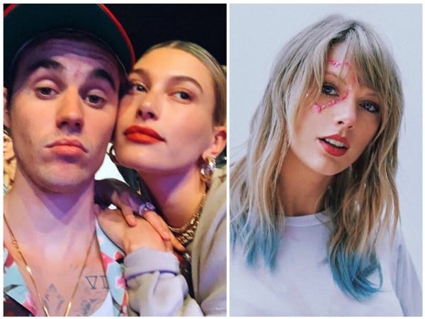 Justin Bieber, Hailey Baldwin e Taylor Swift criam nova confusão (Foto: Reprodução)