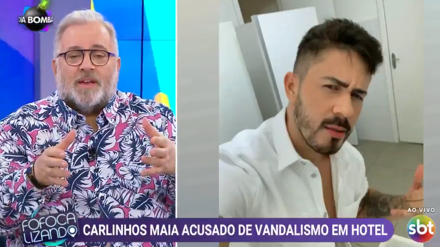 Leão Lobo detonou Carlinhos Maia ao vivo no Fofocalizando após polêmica (Foto: Divulgação)