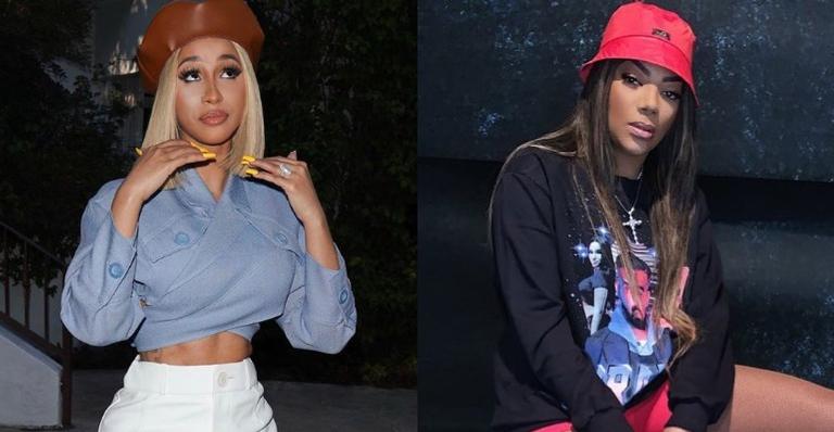 Ludmilla grava músca com Cardi B e faz texto emocionante em suas redes sociais (Foto: Reprodução)