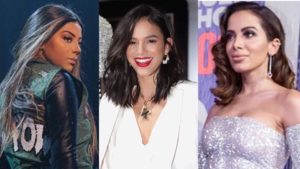 Bruna Marquezine parabeniza Ludmilla e fãs apontam alfinetada para Anitta (Montagem: TV Foco)