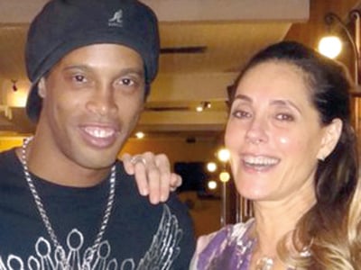 Ronaldinho Gaúcho e Christiane Torloni