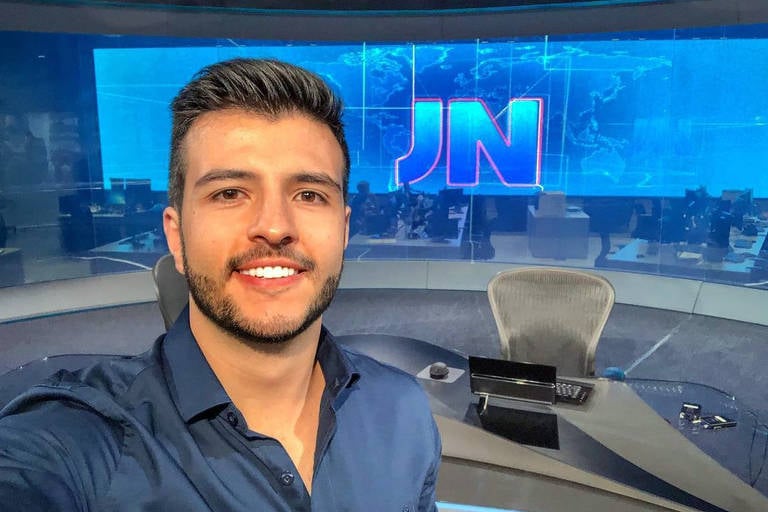 Matheus Ribeiro, âncora do Jornal Nacional (Foto: Divulgação)