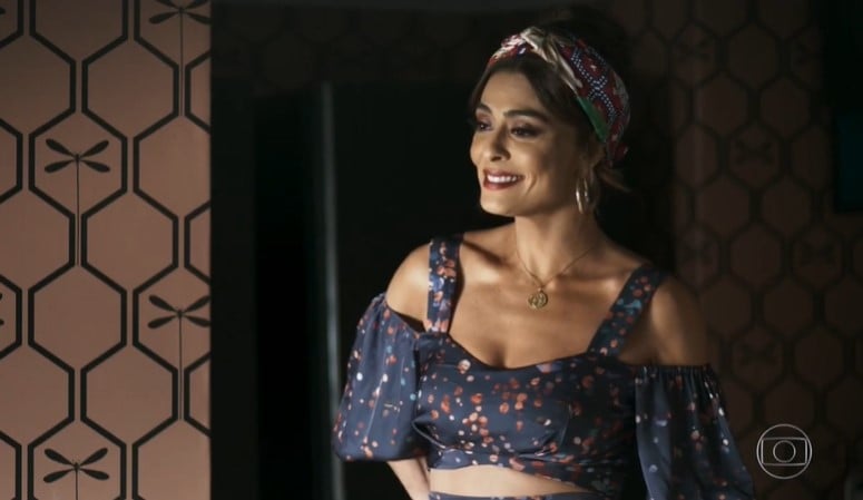 Juliana Paes (Maria da Paz) no último capítulo de A Dona do Pedaço, que superou ibope de antecessoras (Foto: Reprodução/Globo)