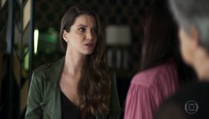 Fabiana (Nathalia Dill) se humilhará para a irmã em A Dona do Pedaço (Foto: Reprodução/Globo)