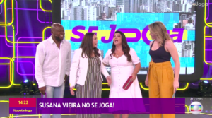 Susana Vieira foi recebida no Se Joga (Reprodução/Globoplay)