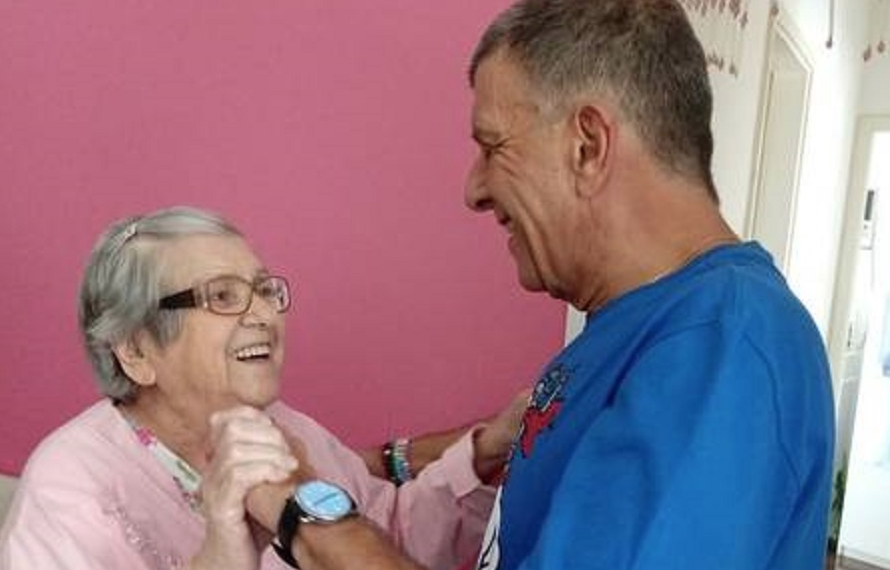 Hilda Rebello e Jorge Fernando (Foto: Reprodução)