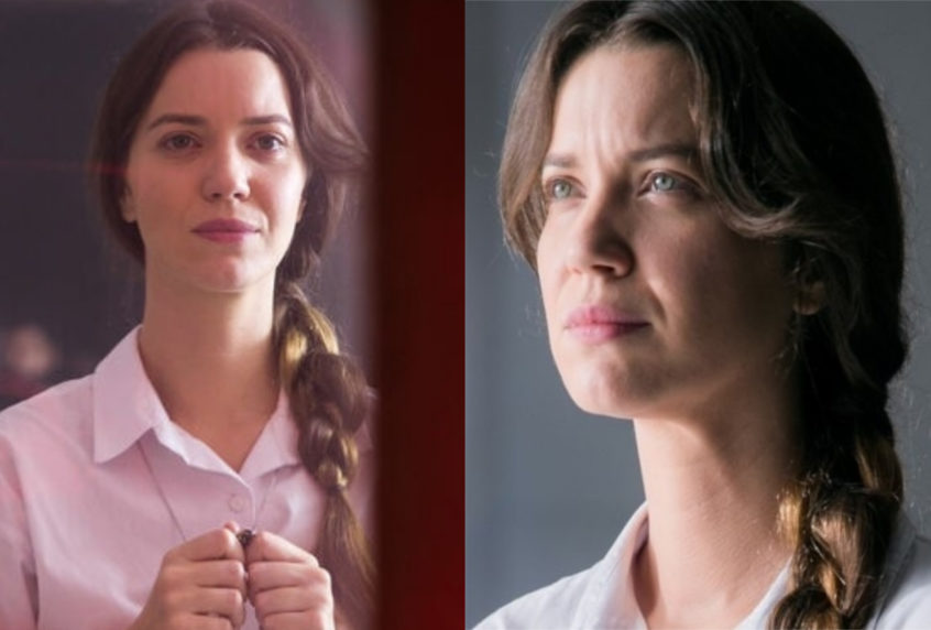 Fabiana (Nathalia Dill) promete causar em convento de A Dona do Pedaço na Globo (Montagem: TV Foco)