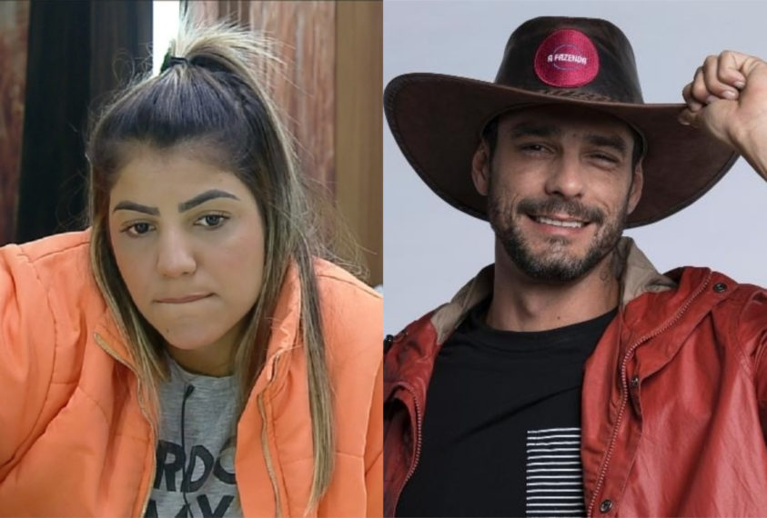 Hariany e Diego Grossi continuam confinados dentro de A Fazenda da Record (Montagem: TV Foco)