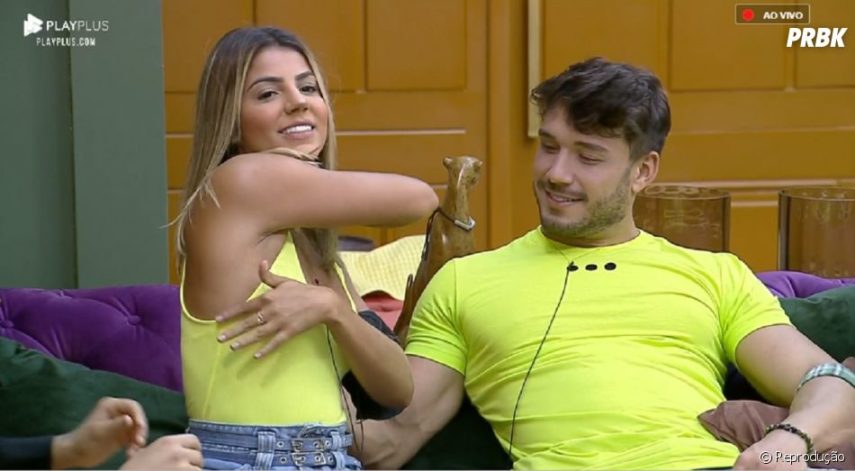 Lucas Viana e Hariany Almeida terminam o relacionamento em A Fazenda 11 pela segunda vez (Reprodução: PlayPlus)