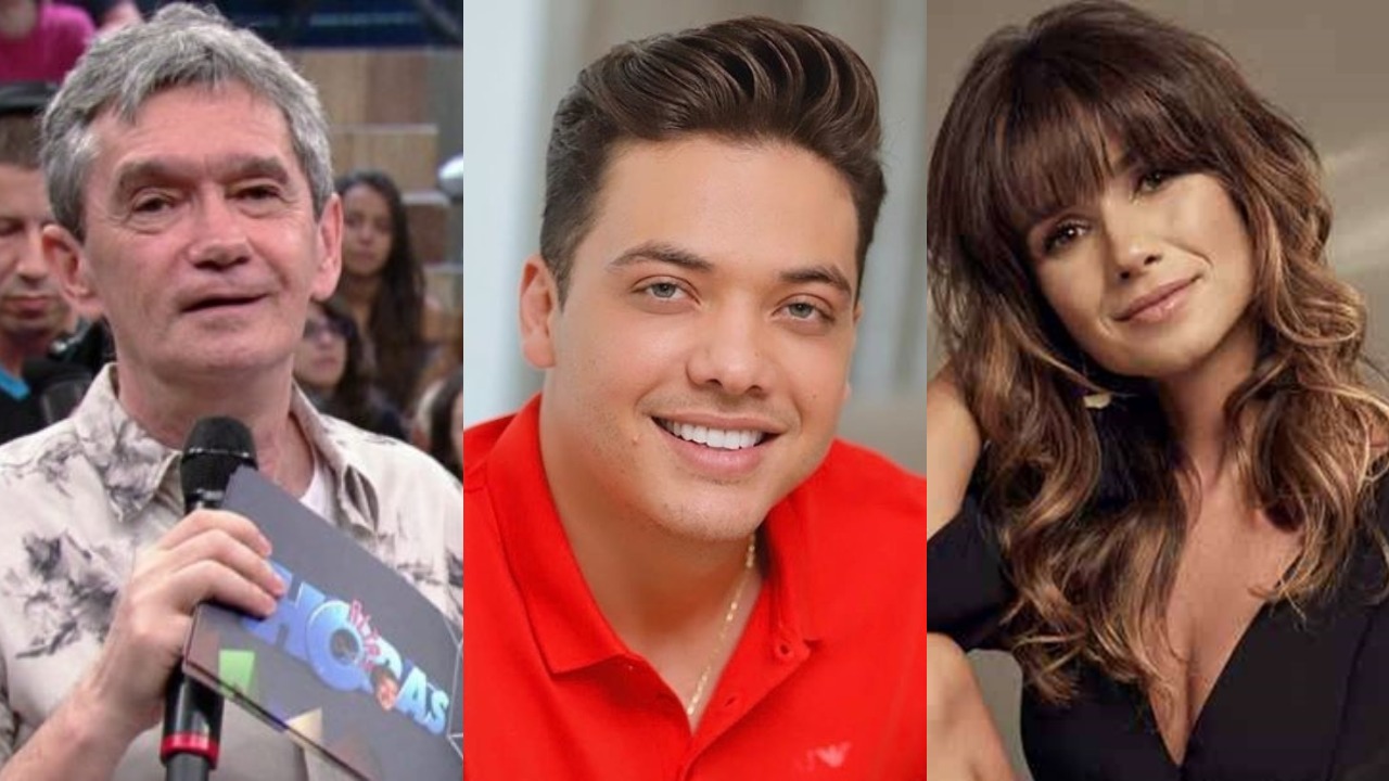 Serginho Groisman Altas Horas, Wesley Safadão e Paula Fernandes (Foto: Divulgação/Montagem TV Foco)